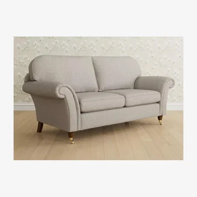 John Lewis Laura Ashley Mortimer Large 3 Seater Sofa, Teak Leg