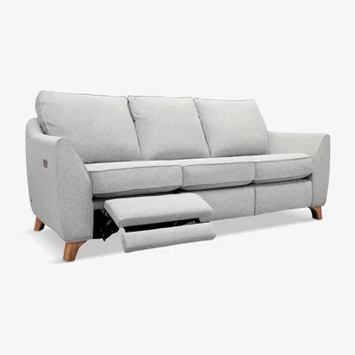 John Lewis G Plan Vintage The Sixty Eight LHF Large 3 Seater Sofa with Footrest Mechanism