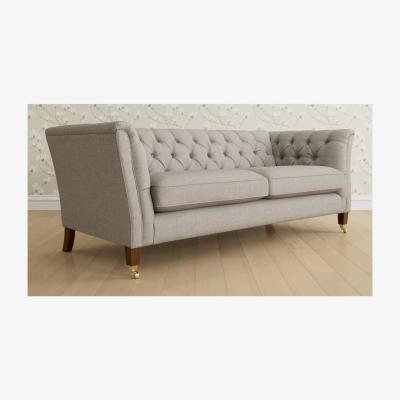 John Lewis Laura Ashley Chatsworth Large 3 Seater Sofa, Teak Leg