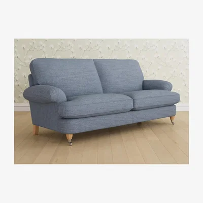 John Lewis Laura Ashley Beaumaris Large 3 Seater Sofa, Oak Leg