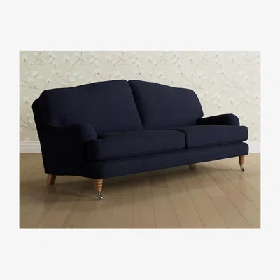 John Lewis Laura Ashley Lynden Large 3 Seater Sofa, Oak Leg