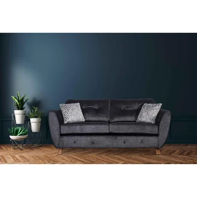 Knees Willis 3 Seater Sofa - Graphite