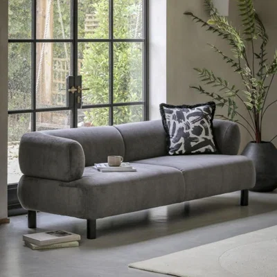Knees Heathcliff 3 Seater Sofa - Grey
