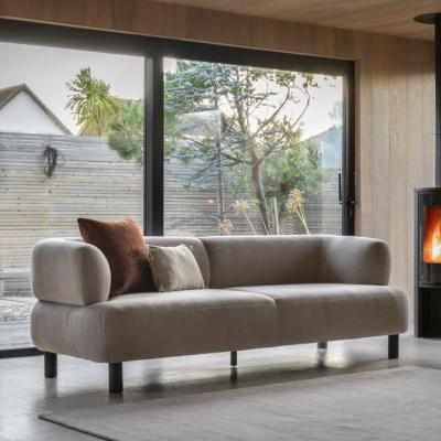 Knees Heathcliff 3 Seater Sofa - Stone