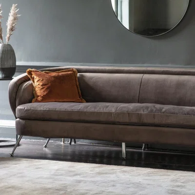 Knees Desirea Fabric 3 Seater Sofa - Taupe