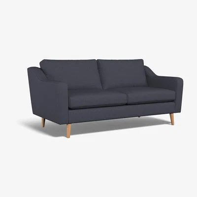 La Redoute Rosa Soft Brushed 3 Seater Sofa with Light Wood Legs