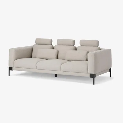 Made.com Daxton 3 Seater Sofa, Oat Weave