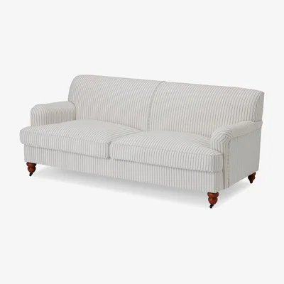 Made.com Orson 3 Seater Sofa, Off-White Striped Recycled Safi