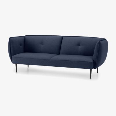 Made.com Matteo 3 Seater Sofa, Flavio Blue Weave