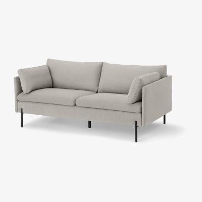 Made.com Zarina Large 2 Seater Sofa, Mina Flint Grey