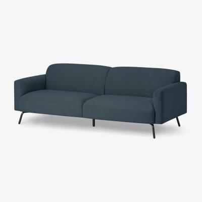 Made.com Toula 3 Seater Sofa, Aegean Blue