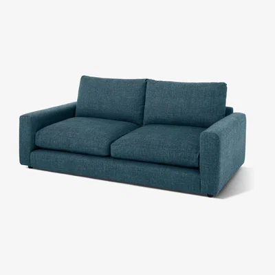 Made.com Arni 3 Seater Sofa, Aegean Blue Textured Weave