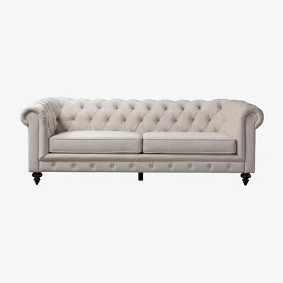 My Furniture Monty Three Seat Sofa - Chalk
