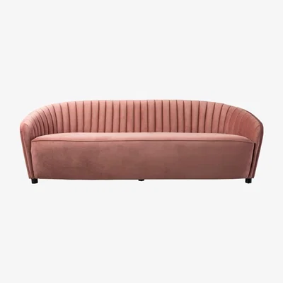 My Furniture Alice Three Seat Sofa - Blush Pink