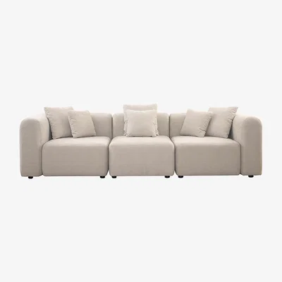 My Furniture Dune Three Seat Sofa – Parchment