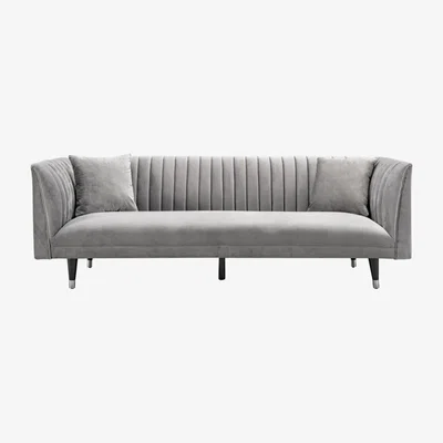 My Furniture Baxter Three Seat Sofa - Dove Grey