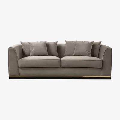 My Furniture Pino Three Seat Sofa - Taupe