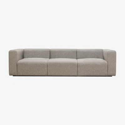 Made in Design Mags Straight sofa - 3 seats / L 266 cm -Steelcut trio fabric by Hay Beige