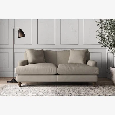 Nkuku Nkuku Deni Sofa | Make To Order | Medium | Recycled Cotton Flax