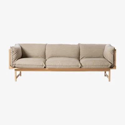 Nordic Nest Gärsnäs Bleck 3-seater sofa Beech-white-waterfall 0212