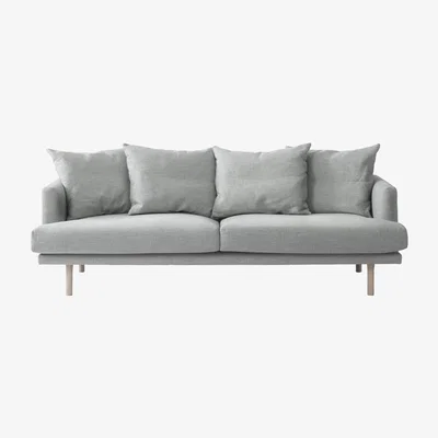 Nordic Nest 1898 Sjövik 3 seat sofa Bern 0348 grey