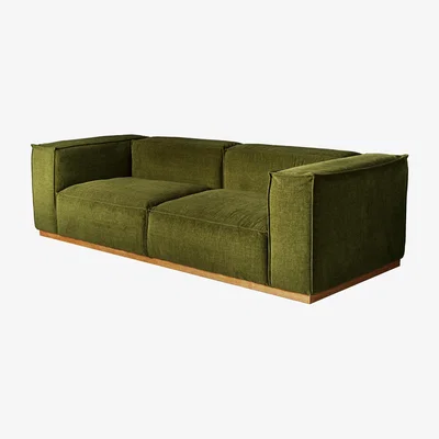 Nordic Nest 1898 Bergsdal 3-seater sofa Luisa green