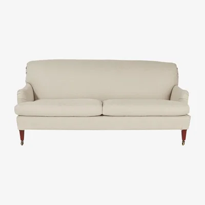 OKA OKA, Linen Loose Cover for Coleridge 3-Seater Sofa - Natural, Loose Covers, Linen
