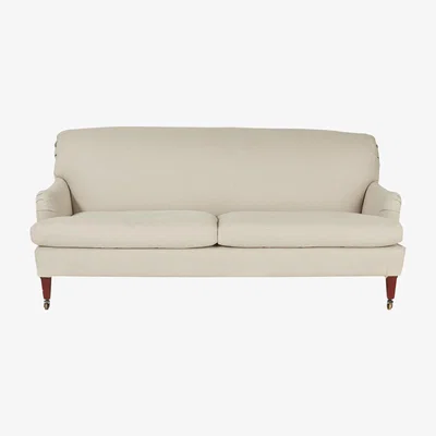 OKA Coleridge 3-Seater Sofa With Natural Linen Cover