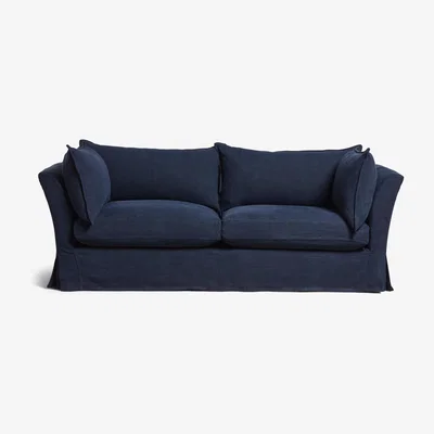 OKA Avitus 3-Seater Sofa - Pure Navy