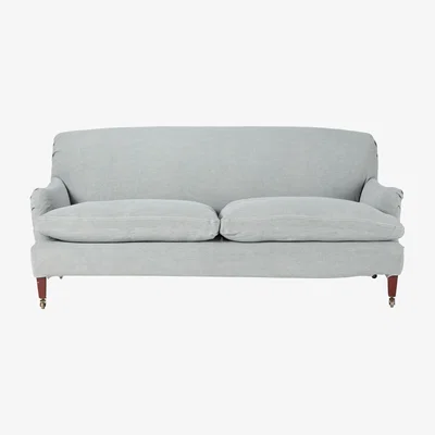 OKA Hurlingham Low Back 3-Seater Sofa - Natural