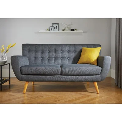 Oak&More Griffin Grey 3 Seater Sofa