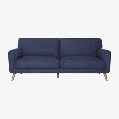 Oak&More Enya Navy Fabric 3 Seater Sofa