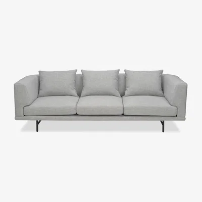 Olivia's Liang & Eimil Mossi Oscar Light Grey 3 Seater Sofa