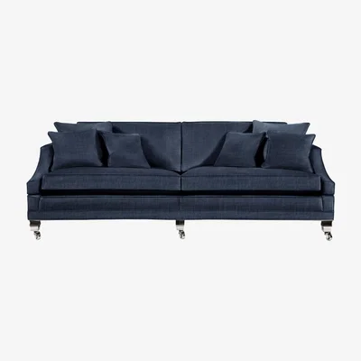 Olivia's Duresta Hornblower Lindale 3 Seater Sofa / Navy