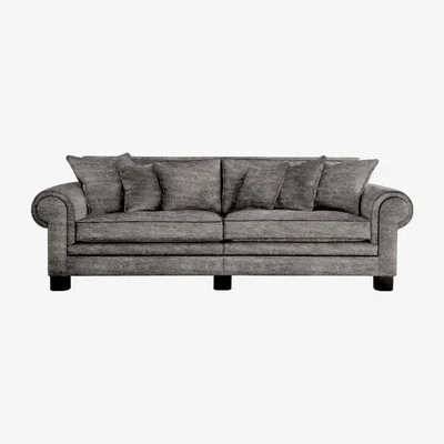 Olivia's Duresta Coco Modena Grand Split Sofa / Delft Blue