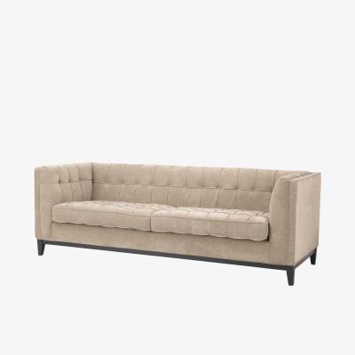 Olivia's Eichholtz Aldgate Sofa Greige Velvet