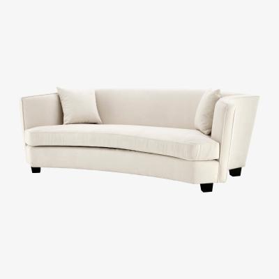 Olivia's Eichholtz Giulietta Sofa 3 Seat Ecru Velvet