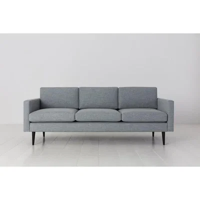 Olivia's Swyft Model 01 Linen 3 Seater Sofa in Seaglass