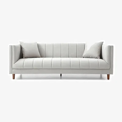 Olivia's Tommy Franks Regency 3-Seater Sofa in Nappa French Grey