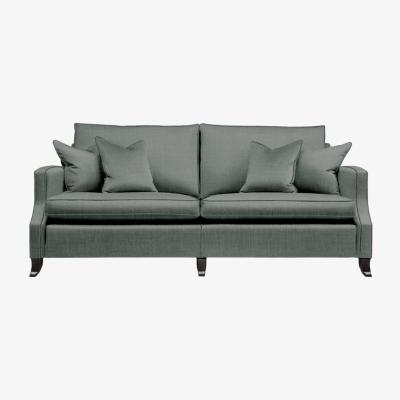 Olivia's Duresta Amelia Lindale 2 Cushion Classic Back Grand Sofa / Stone