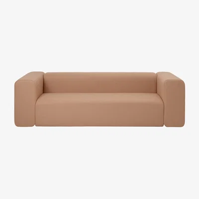 Olivia's Broste Copenhagen Lagoon 3-Seater Sofa in Peach