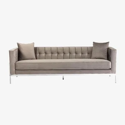 Olivia's Olivia's Rachel Sofa Grey 3 Seat / Grey