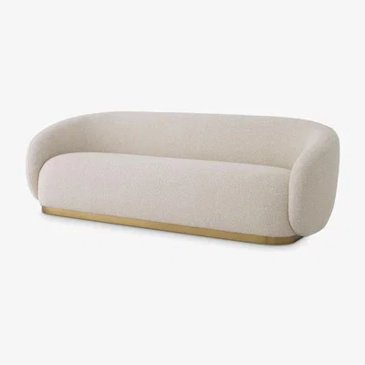 Olivia's Eichholtz Brice 3 Seater Sofa White