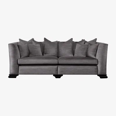 Olivia's Duresta Hermitage Monarch Scatter Back Grand Split Sofa / Emerald