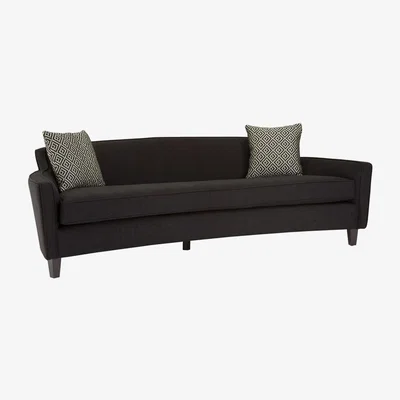 Olivia's Olivia's Rana Black 3 Seater Sofa