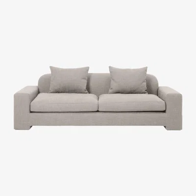 Olivia's Broste Copenhagen Bay 3-Seater Sofa in Beige Melange
