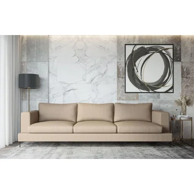 Out & Out Original Lazy - 3 Seater - Knitted Beige