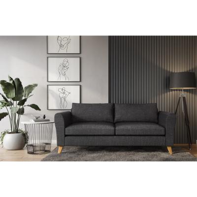 Out & Out Original Jessica – 3 Seater Sofa - Textured Dark Grey