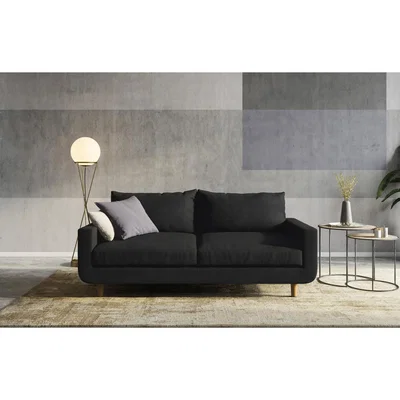 Out & Out Original Portland - 3 Seater Sofa - Matte Black