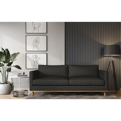 Out & Out Original Jefferson – 3 Seater Sofa - Knitted Black